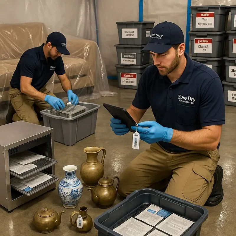Content Protection and Restoration process in Carpentersville, IL